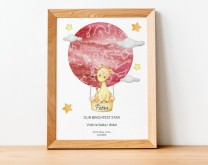The Star Is Born - Personalizirani baby poster sa sazviježđem na dan rođenja
